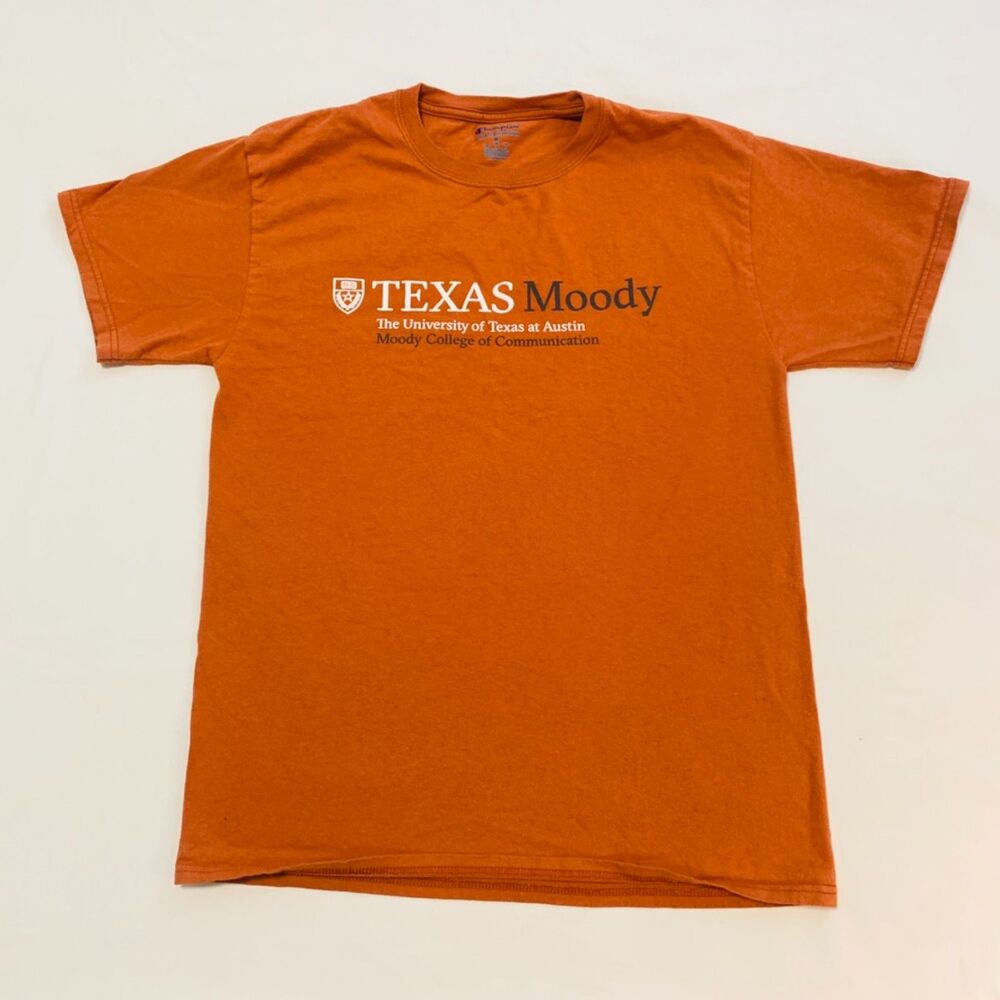 Texas Moody College Champion Orange T-Shirt – Size M